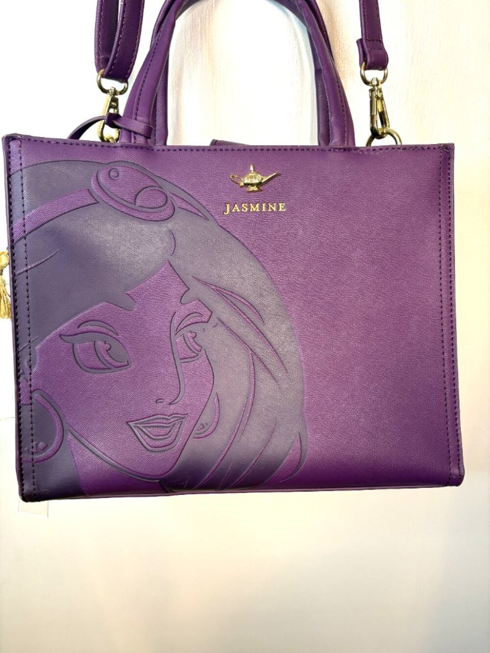 Loungefly Disney Princess Jasmine purple shoulder bag - Picture 2 of 16